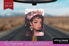 Valentine Girl Air Freshener PNG - Valentines Day PNG Product Image 1