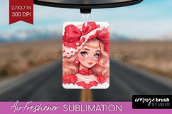 Valentine Girl Air Freshener PNG - Valentines Day PNG Product Image 1