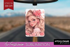 Valentine Girl Air Freshener PNG - Valentines Day PNG Product Image 1