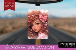 Valentine Girl Air Freshener PNG - Valentines Day PNG Product Image 1