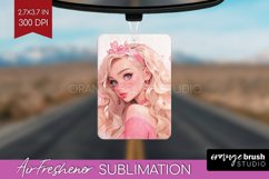 Valentine Girl Air Freshener PNG - Valentines Day PNG Product Image 1