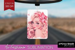 Valentine Girl Air Freshener PNG - Valentines Day PNG Product Image 1