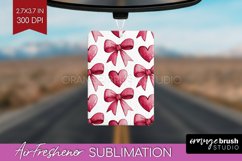 Hearts Air Freshener PNG - Valentines Day PNG Sublimation Product Image 1