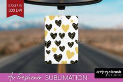 Hearts Air Freshener PNG - Valentines Day PNG Sublimation Product Image 1
