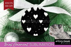Hearts Ornament PNG - Valentines Day PNG Sublimation Product Image 1