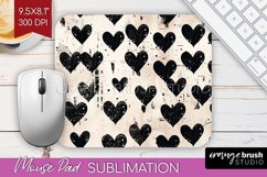 Hearts Mouse Pad Sublimation - Valentines Day Mousepad PNG Product Image 1