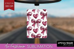 Hearts Air Freshener PNG - Valentines Day PNG Sublimation Product Image 1