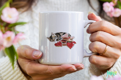 Valentine Kitten Cliparts Product Image 4