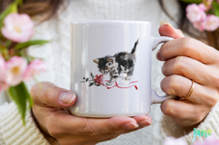 Valentine Kitten Cliparts Product Image 4