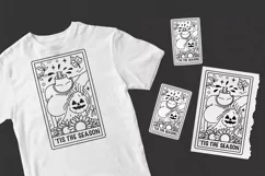 Tis the season svg, Funny Halloween svg, Pumpkin tarot svg Product Image 2