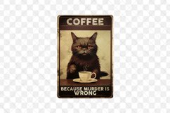 Vintage Black Cat Sublimation Clipart Product Image 3
