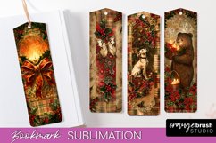 Vintage Christmas Bookmark - Retro Christmas Bookmarks PNG Product Image 1