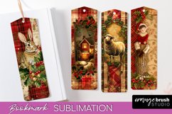 Vintage Christmas Bookmark - Retro Christmas Bookmarks PNG Product Image 1