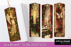 Vintage Christmas Bookmark - Retro Christmas Bookmarks PNG Product Image 1