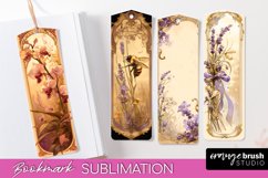 Vintage Scrapbook Bookmark Sublimation - Ephemera Bookmarks Product Image 1