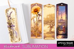 Vintage Scrapbook Bookmark Sublimation - Ephemera Bookmarks Product Image 1