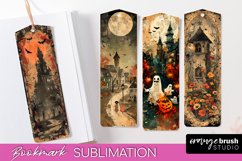 Vintage Halloween Bookmark - Printable Scrapbook Bookmarks Product Image 1