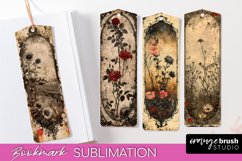 Vintage Halloween Bookmark - Printable Scrapbook Bookmarks Product Image 1