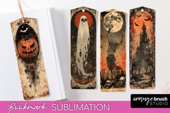 Vintage Halloween Bookmark - Printable Scrapbook Bookmarks Product Image 1