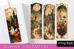 Vintage Halloween Bookmark - Printable Scrapbook Bookmarks Product Image 1