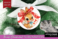 Vintage Valentines Day Ornament PNG - Retro Animal PNG Product Image 1