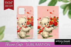 Vintage Valentines Day Phone Case PNG - Retro Animal Case Product Image 1