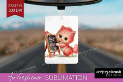 Vintage Valentines Day Air Freshener PNG - Retro Animal PNG Product Image 1