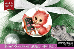 Vintage Valentines Day Ornament PNG - Retro Animal PNG Product Image 1