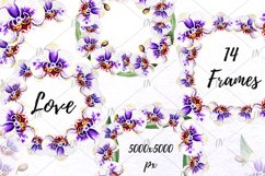 You can find single orchid flowers, flower compositions and bouquettes for festive events, birthday, wedding, Mother&#039;s day, Valentine&#039;s day, different decorations and greeting cards. You can use this product for sublimation, greetings, printintings