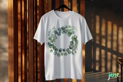 Wreath Eucalyptus Leaves Sublimation Product Image 2