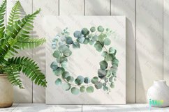 Wreath Eucalyptus Leaves Sublimation Product Image 3