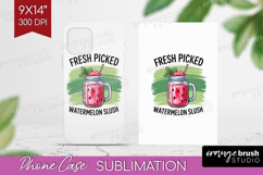 Watermelon Slush Cocktail Phone Case PNG Summer Drink Case Product Image 1