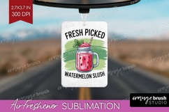 Watermelon Slush Cocktail Air Freshener PNG Summer Drink PNG Product Image 1