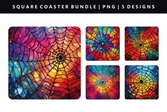 Square Coaster Design | Square Coaster PNG Bundle Product Image 9