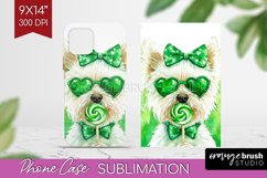 West Highland Terrier St. Patricks Day Dog Phone Case PNG Product Image 1