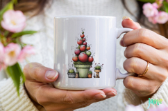 Whimsical Christmas Tree Clipart Product Image 4