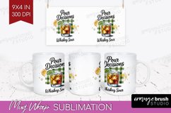 Whiskey Sour Cocktail Mug Wrap Summer Drink Mug PNG Product Image 1