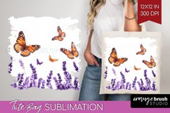 Wildflowers Tote Bag - Watercolor Flowers Tote Bag PNG Product Image 1