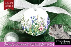 Wildflowers Ornament PNG - Watercolor Flowers PNG Product Image 1