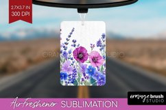 Wildflowers Air Freshener PNG - Watercolor Flowers PNG Product Image 1