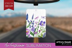 Wildflowers Air Freshener PNG - Watercolor Flowers PNG Product Image 1