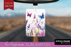 Wildflowers Air Freshener PNG - Watercolor Flowers PNG Product Image 1