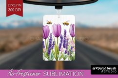 Wildflowers Air Freshener PNG - Watercolor Flowers PNG Product Image 1