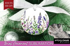 Wildflowers Ornament PNG - Watercolor Flowers PNG Product Image 1