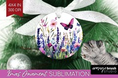 Wildflowers Ornament PNG - Watercolor Flowers PNG Product Image 1