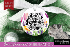 Inspirational Quote Ornament PNG - Wildflowers PNG Product Image 1