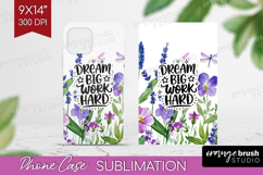 Inspirational Quote Phone Case PNG - Wildflowers Case PNG Product Image 1