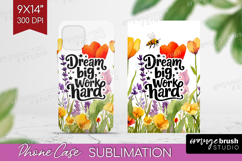 Inspirational Quote Phone Case PNG - Wildflowers Case PNG Product Image 1