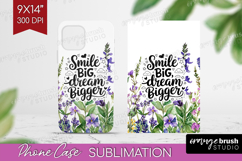 Inspirational Quote Phone Case PNG - Wildflowers Case PNG Product Image 1
