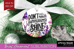 Inspirational Quote Ornament PNG - Wildflowers PNG Product Image 1
